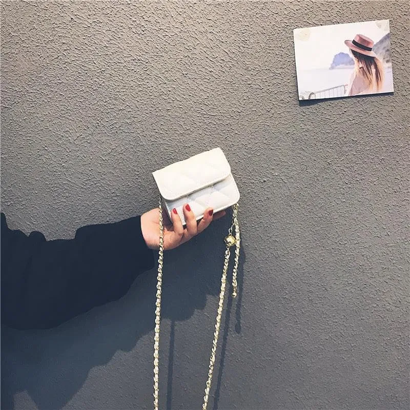 Mini Belt Bag for Women Crossbody Bag Purse Small Leather Waist Bag Fashionable Waist Purse Trendy Belt Purse (Micro,Black), White