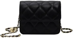 Mini Belt Bag for Women Crossbody Bag Purse Small Leather Waist Bag Fashionable Waist Purse Trendy Belt Purse (Micro,Black)