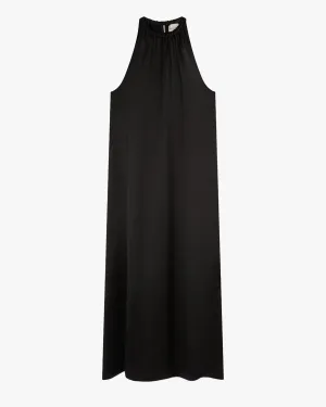 Morene Satin Halter Dress