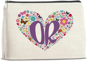 Music Themed Gifts Makeup Bag, Cool Gifts for Music Lovers Sister Friend Bestie Daughter, Cosmetic Travel Organizer Bag