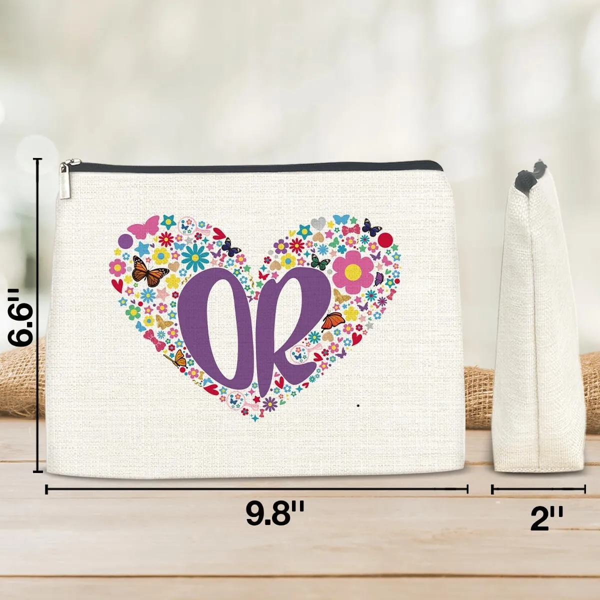 Music Themed Gifts Makeup Bag, Cool Gifts for Music Lovers Sister Friend Bestie Daughter, Cosmetic Travel Organizer Bag