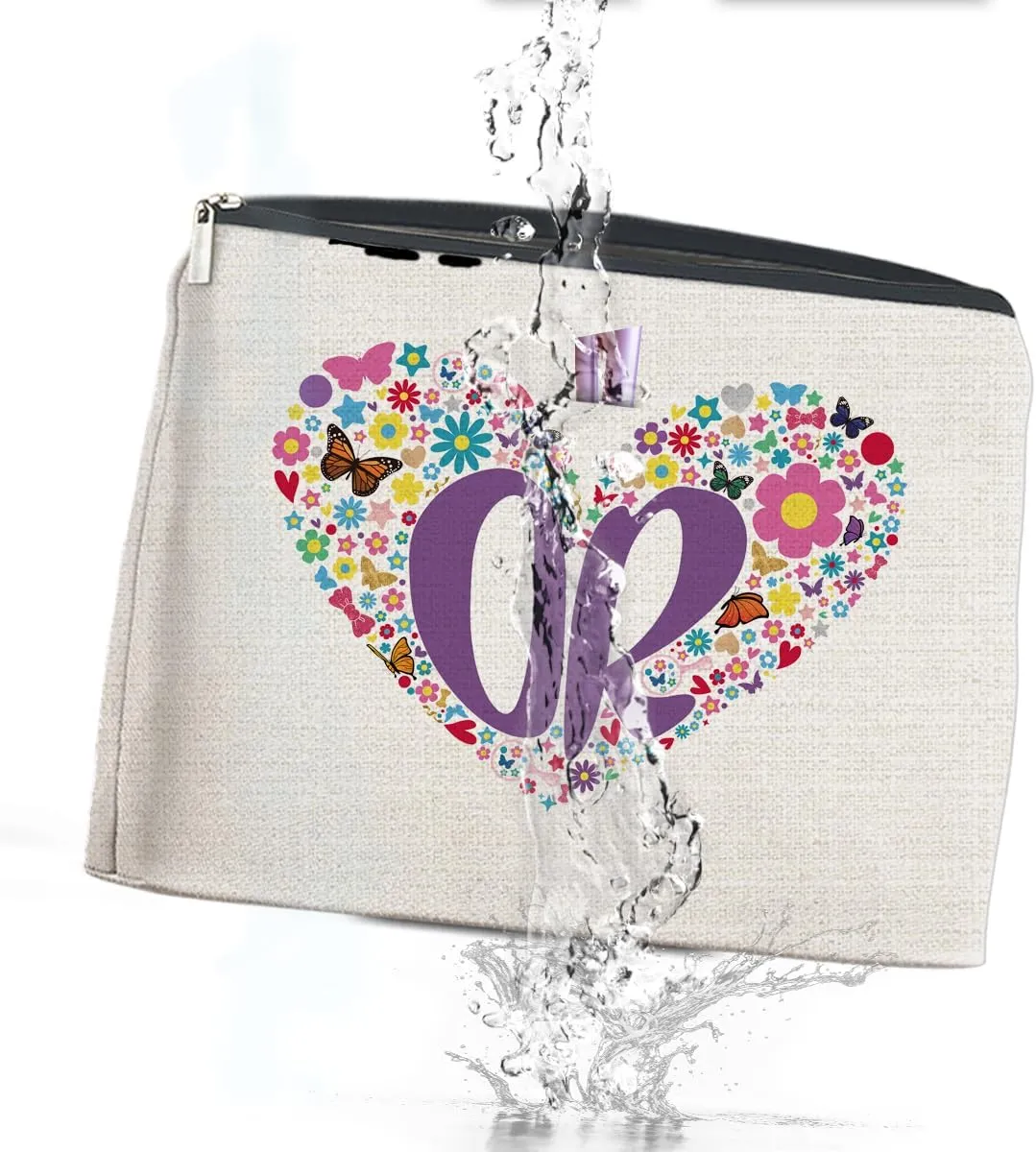 Music Themed Gifts Makeup Bag, Cool Gifts for Music Lovers Sister Friend Bestie Daughter, Cosmetic Travel Organizer Bag