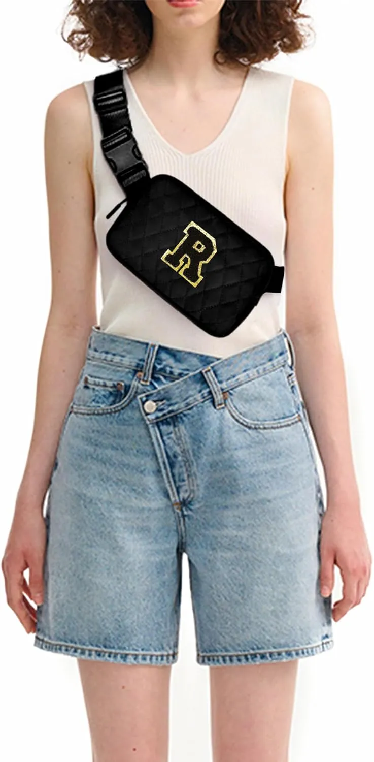 Personalized for Wife, Cool Birthday Gift - Waist Pack Crossbody Bag Fanny Pack - Black