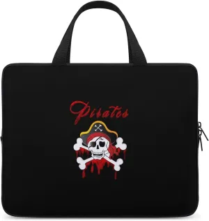 Pirate Skull Laptop Sleeve Bag Computer Carrying Case Laptops Protective Cover for Travel Business