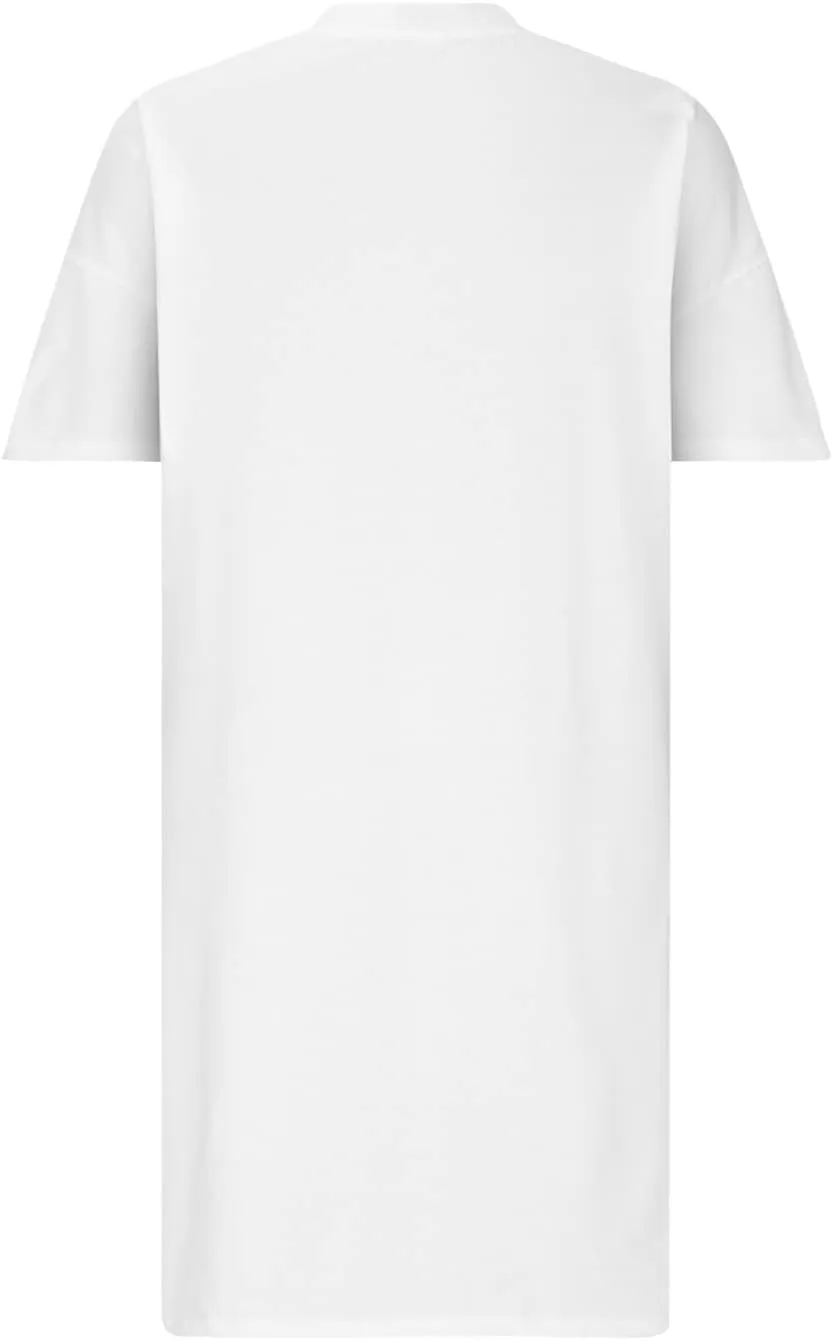 Plus Size Dresses for Curvy Womens 2024 Trendy Summer Casual V Neck Short Sleeve Daily Tshirt Midi Dress with Pocket