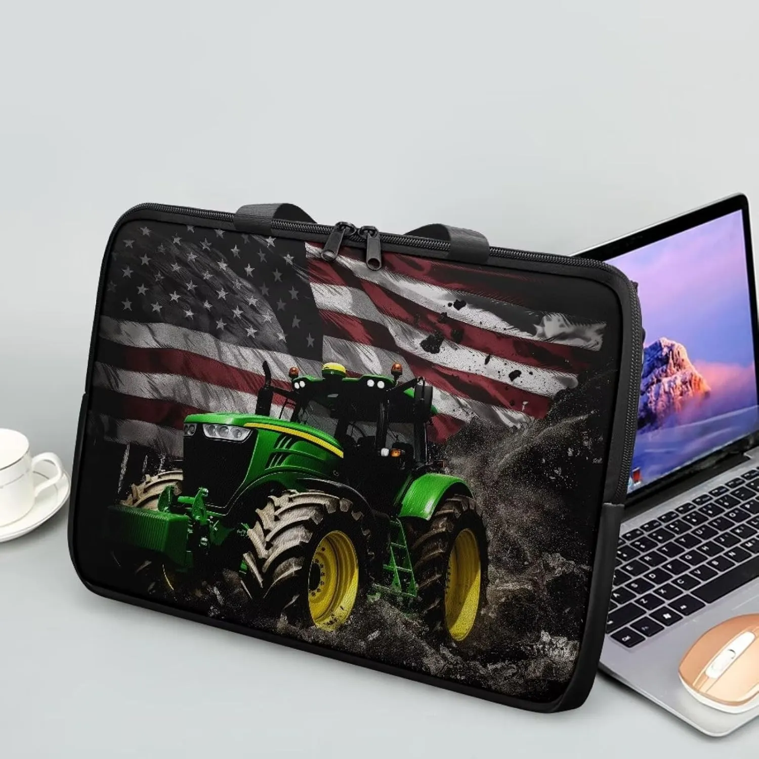 Portable Laptop Case with Top Handle Computer Cover for Women Men Tablet Protective Carrying Bag Briefcase