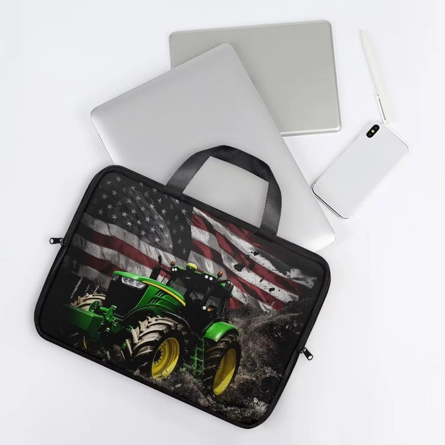 Portable Laptop Case with Top Handle Computer Cover for Women Men Tablet Protective Carrying Bag Briefcase