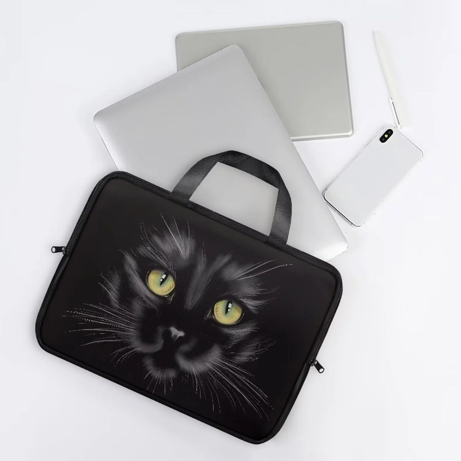Portable Laptop Case with Top Handle Computer Cover for Women Men Tablet Protective Carrying Bag Briefcase