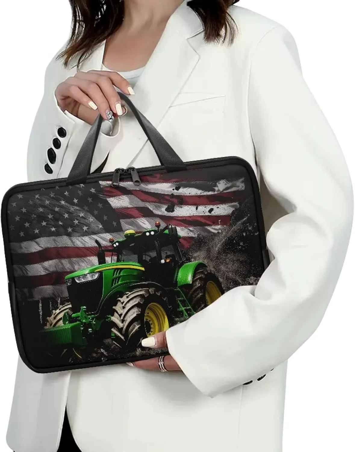 Portable Laptop Case with Top Handle Computer Cover for Women Men Tablet Protective Carrying Bag Briefcase