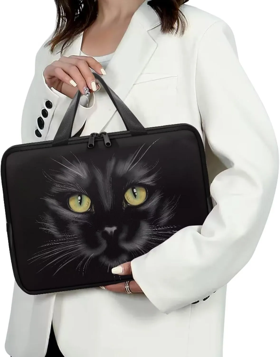 Portable Laptop Case with Top Handle Computer Cover for Women Men Tablet Protective Carrying Bag Briefcase