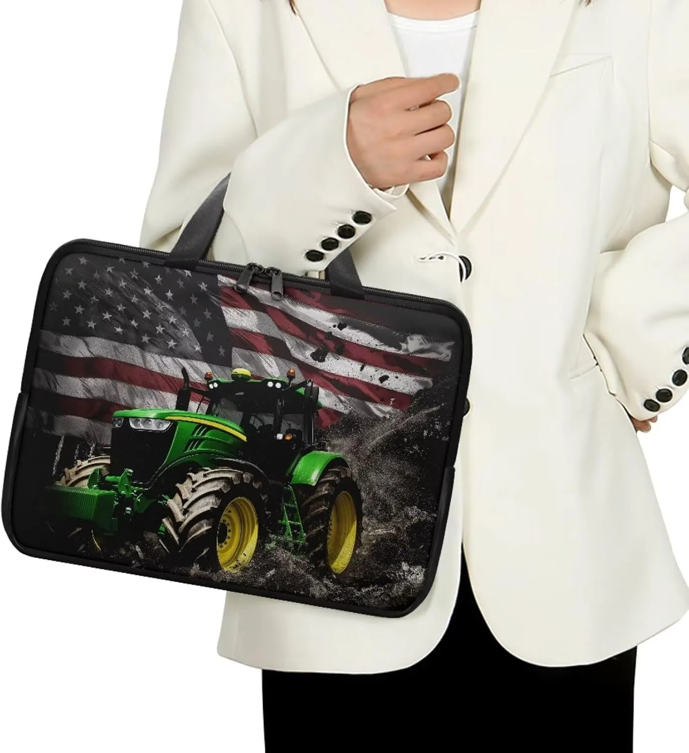 Portable Laptop Case with Top Handle Computer Cover for Women Men Tablet Protective Carrying Bag Briefcase