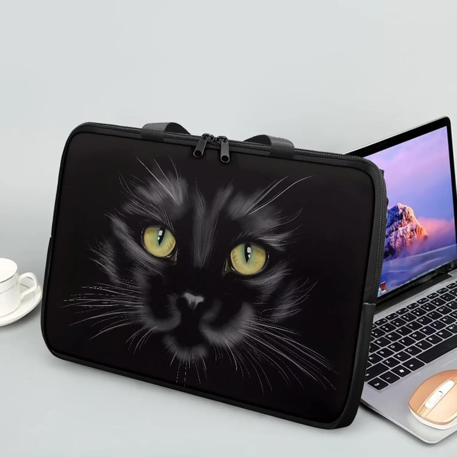 Portable Laptop Case with Top Handle Computer Cover for Women Men Tablet Protective Carrying Bag Briefcase