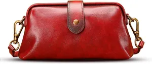 Premium Leather Retro Handmade, Retro Handmade Doctor Bag Crossbody, Trendy Shoulder Purses Commuter BagSmall Women Crossboy, Phone Purse Handbags for Women