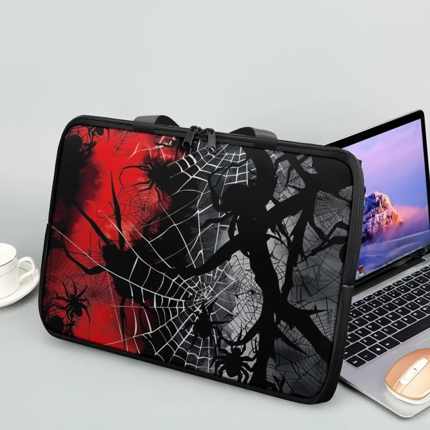 PU Leather Laptop Bag Design for Business Professional Commuter, Protective Sleeve Fits Laptop