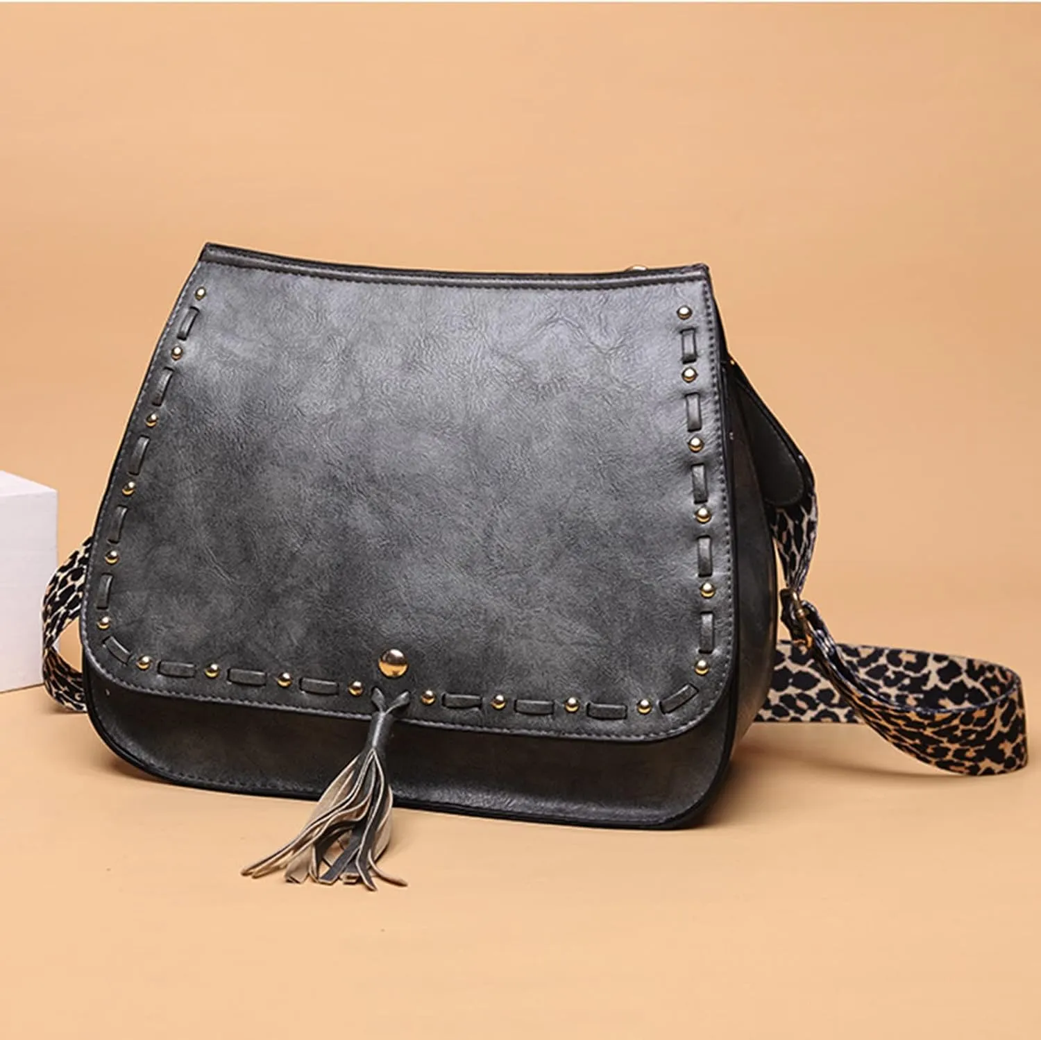 Purses and Handbags for Women Retro bags PU Leather Satchel Shoulder Bags for Ladies