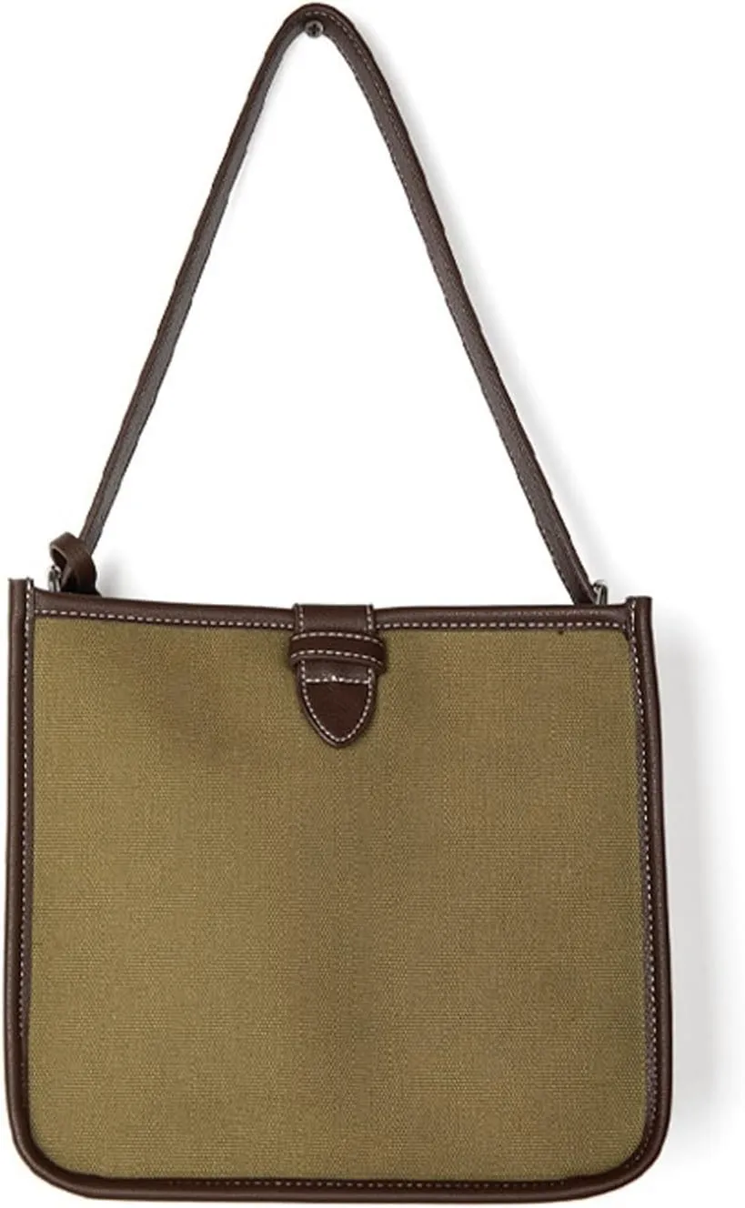 Shoulder bag, Large-capacity Canvas, Niche Handbags, Retro Tote Bags