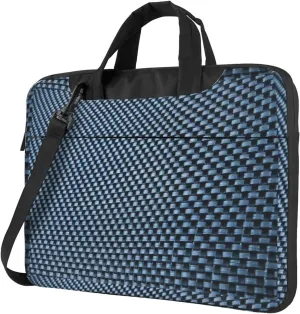 Slim Laptop Shoulder Bag Briefcase Notebook Handbag Computer Carrying Case Cool Abstract Theme Print 15.6in