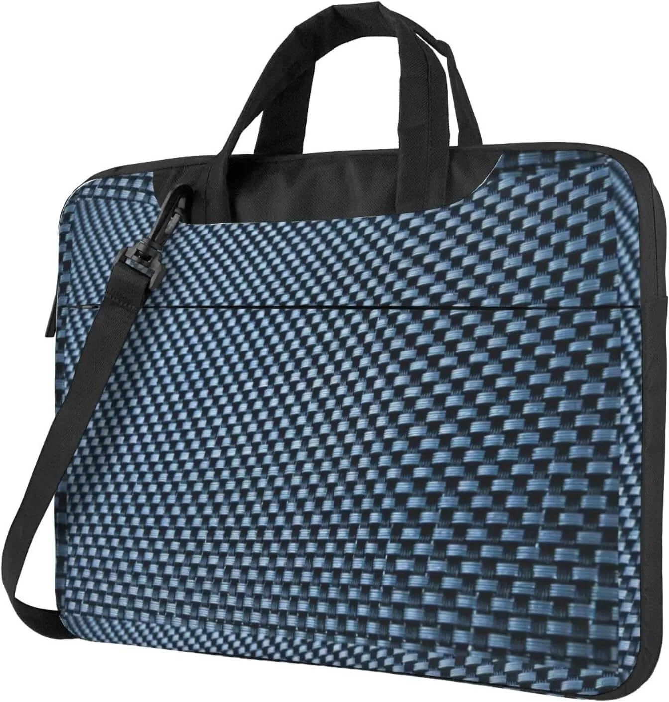Slim Laptop Shoulder Bag Briefcase Notebook Handbag Computer Carrying Case Cool Abstract Theme Print 15.6in