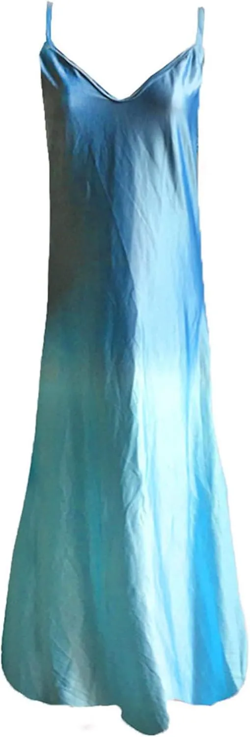 Summer Dresses for Womens 2024 Dressy Casual Sleeveless Sexy V Neck Long Maxi Dress Beach Floor Length Sundress