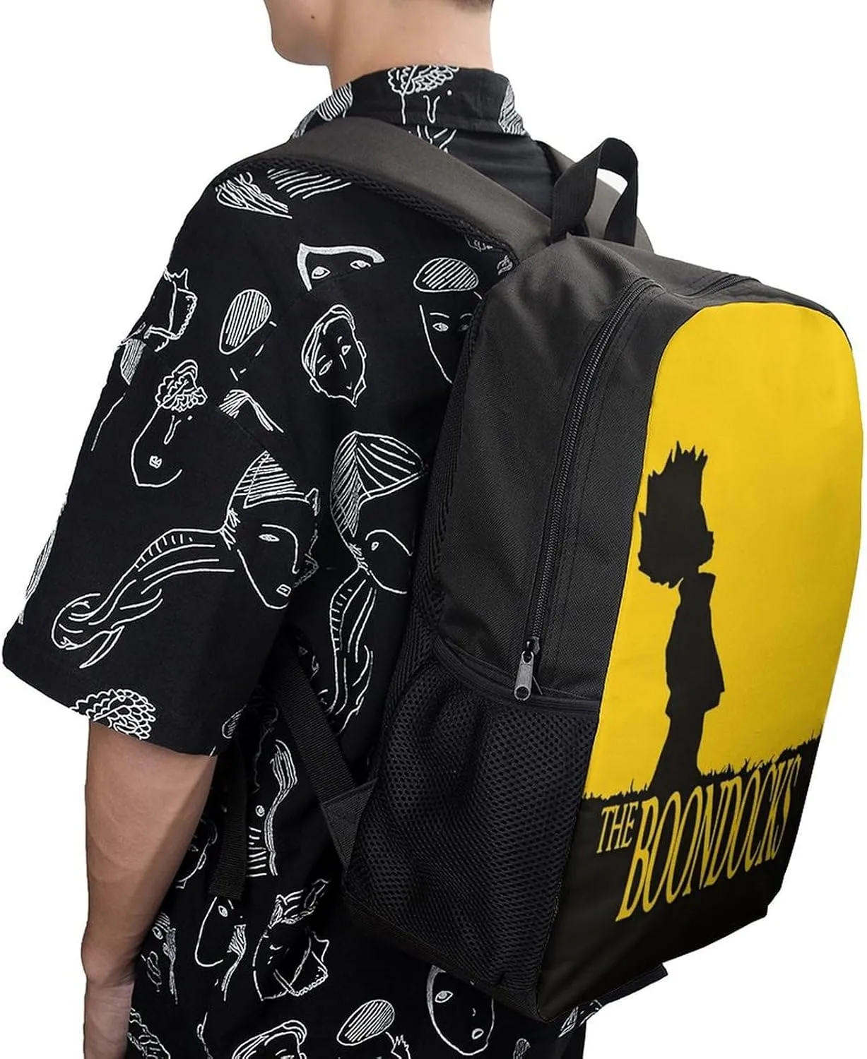The Boonddocks Backpack Animated Travel Casual Daypack Cool Laptop Bags Cartoon Fans Multi-function Bookbags