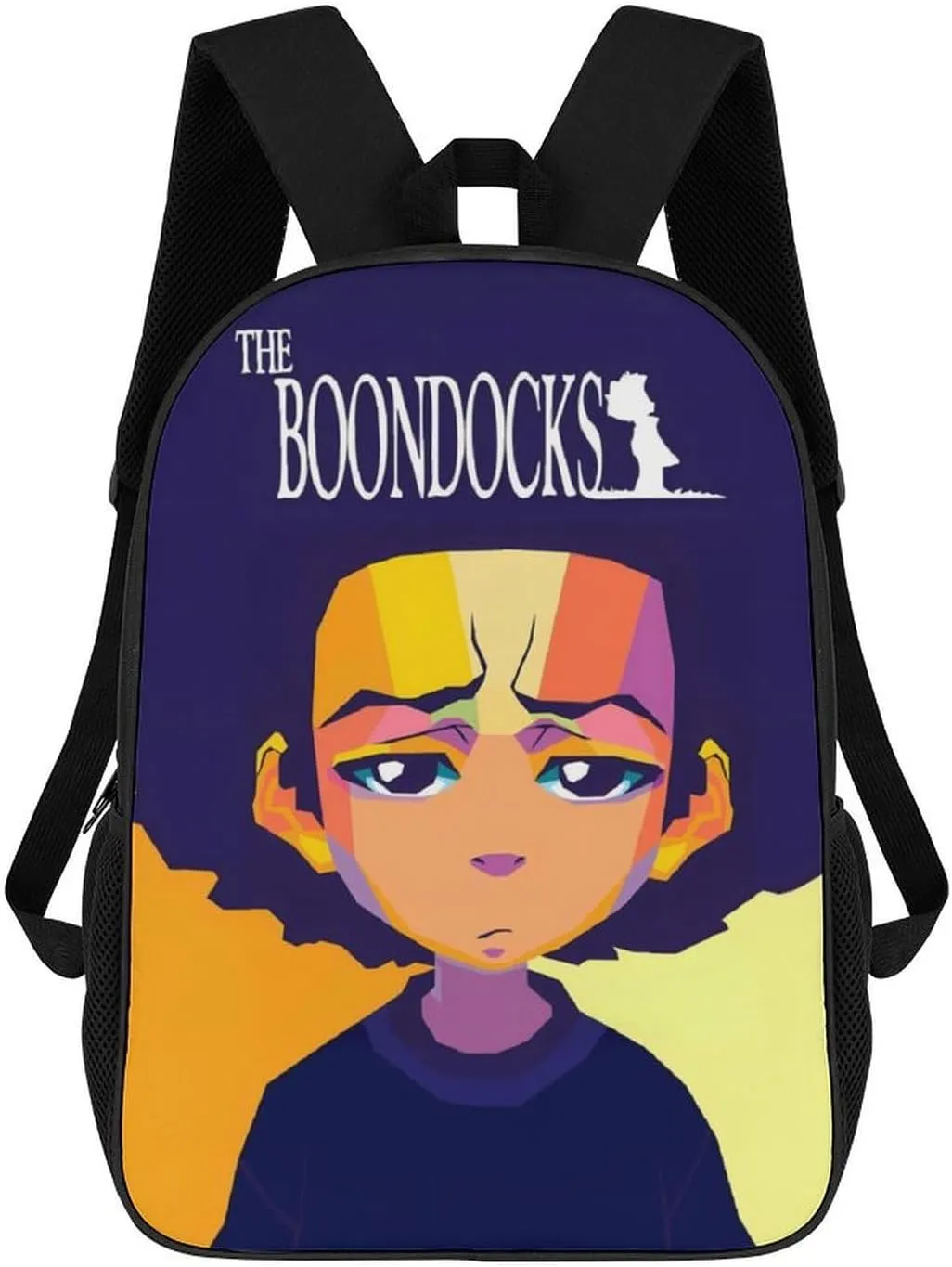The Boonddocks Backpack Animated Travel Casual Daypack Cool Laptop Bags Movie Fans Multi-function Bookbag