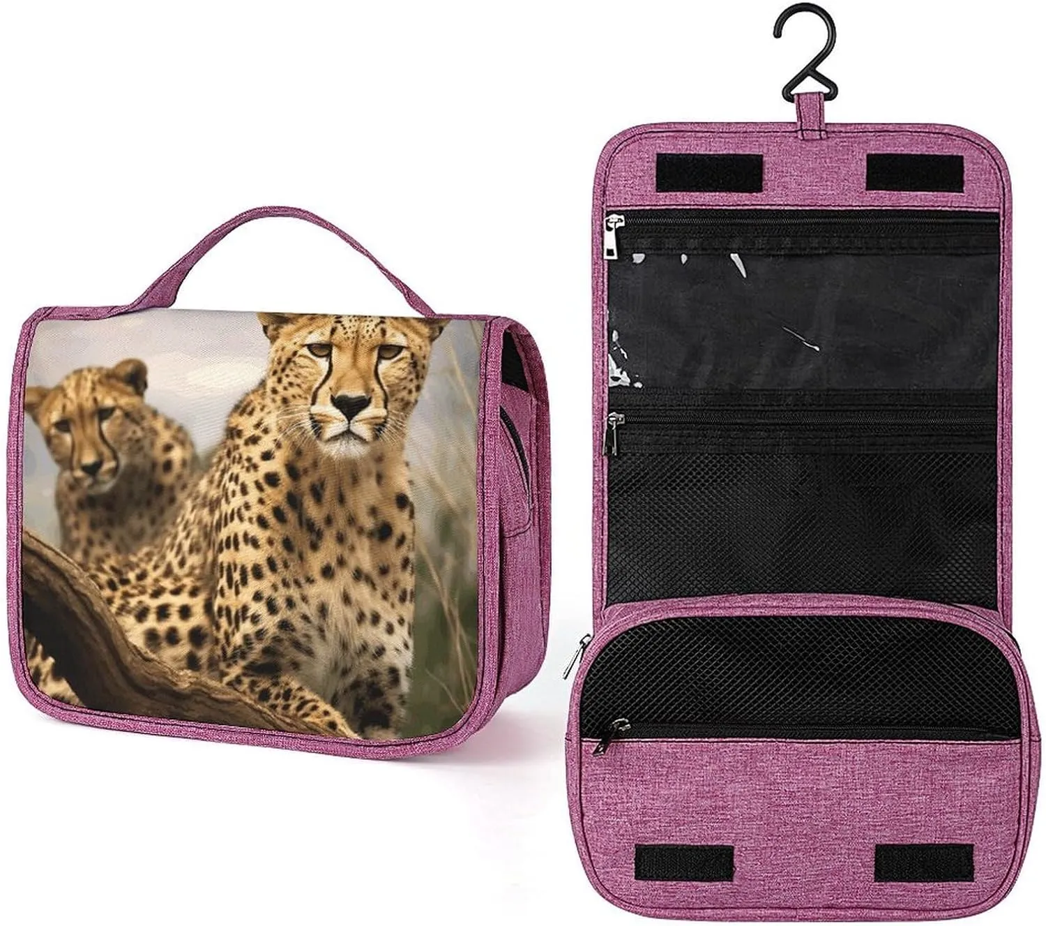 Toiletry Bags, Cool Leopard Print Toiletry Bags,travel Makeup Bag with Hanging Hook Suitable for Toiletries,travel Essentials, style