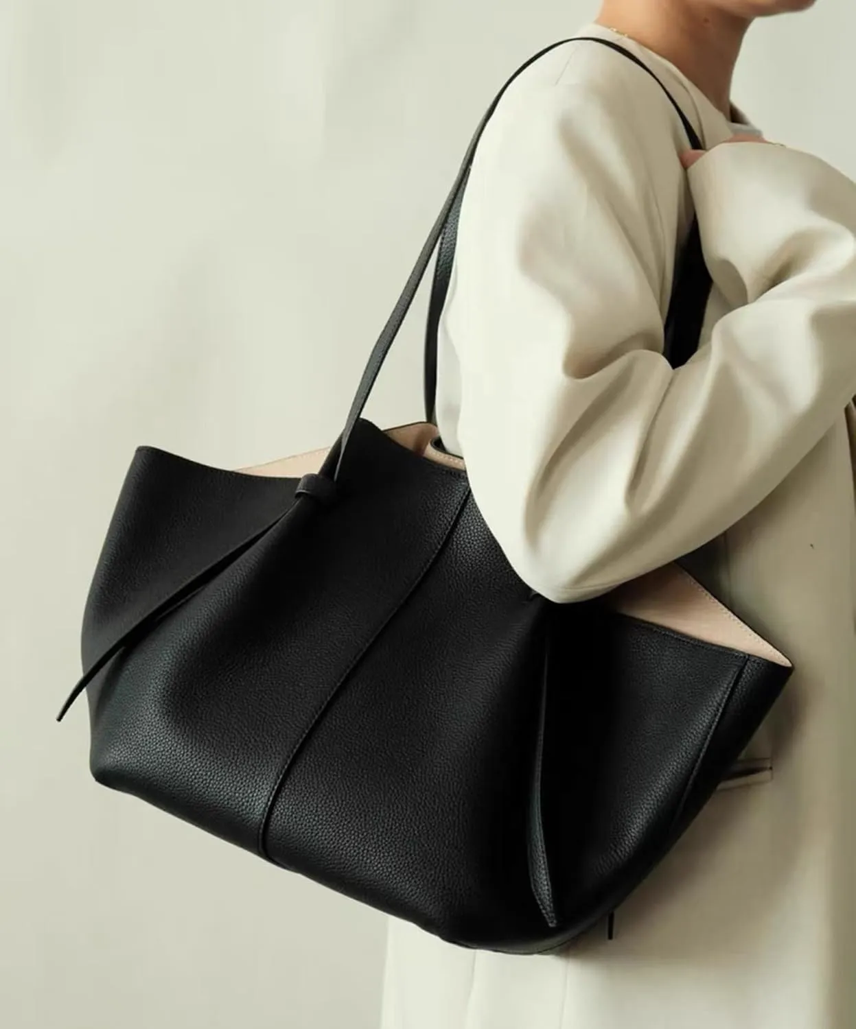 Tote Bags for Women Vintage Suede/Leather Top Handle Trendy Work Bags Shoulder Bag Hobo Purse,Black leather