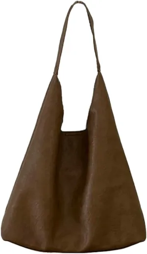 Tote Bags Women Retro Vegan Leather Shoulder Bags Y2k Hobo Purse Vintage Handbags 2024