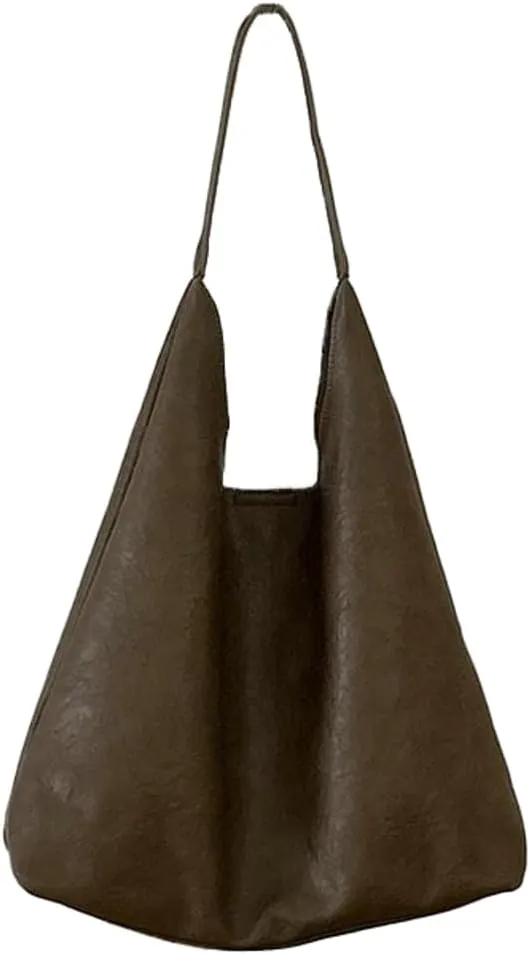 Tote Bags Women Retro Vegan Leather Shoulder Bags Y2k Hobo Purse Vintage Handbags 2024