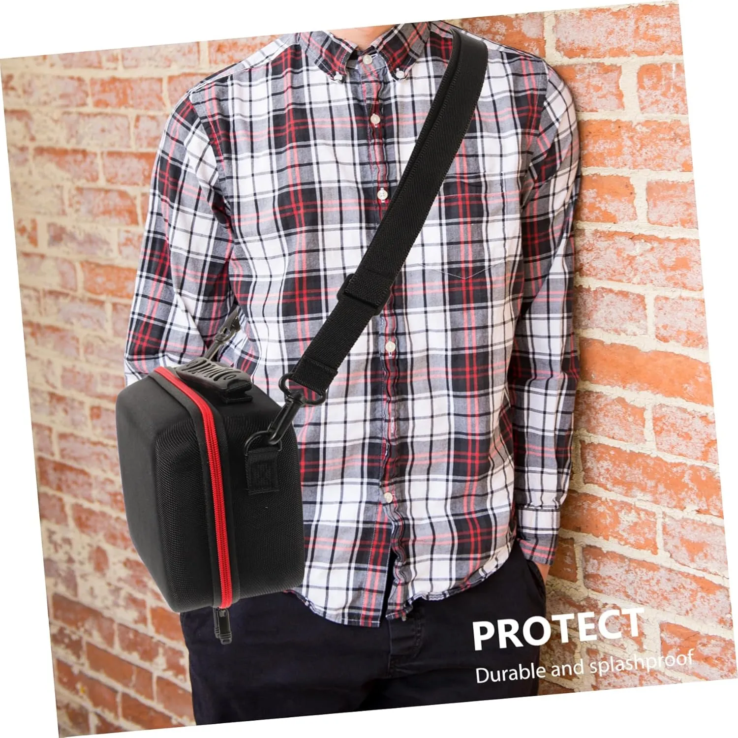 Travel Camera Bag with Protection DIY Digital Storage Pouch Durable Case for Outdoor Use Compartments for Custom Organization