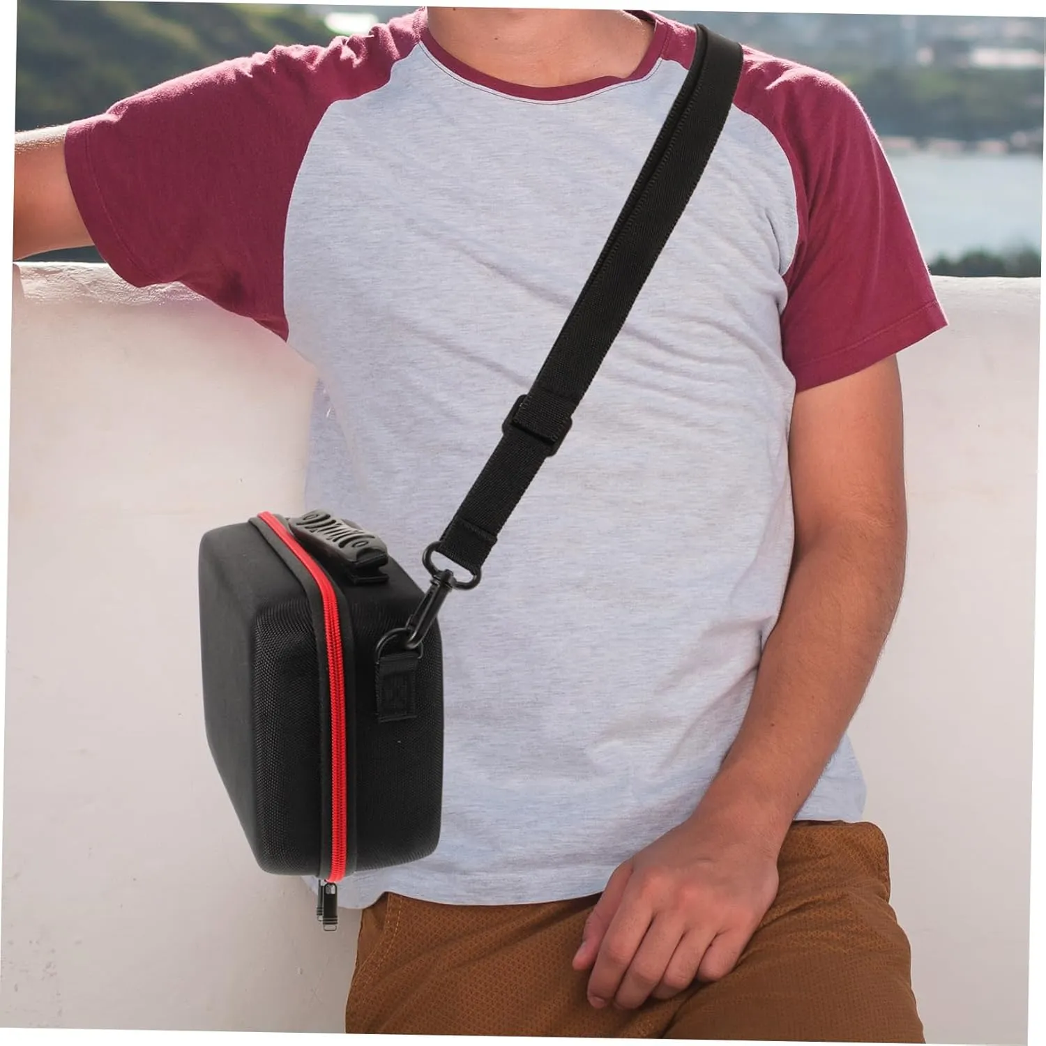 Travel Camera Bag with Protection DIY Digital Storage Pouch Durable Case for Outdoor Use Compartments for Custom Organization