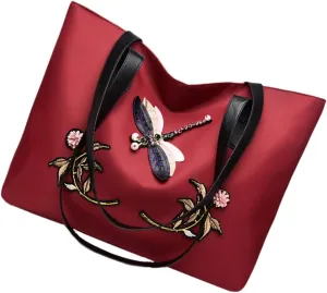 VALICLUD Ladies Handbag Black Women Shoulder Navy Cross Body Bag for Woman Tote Bag Travel Tote Shopping Bag for