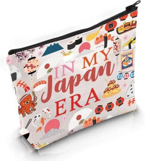 VAMSII Japan Travel Traveling Gift Japan Era Makeup Bag Japan Trip Vacation Cosmetic Bag Japan Souvenir Gift (Japan Era M)