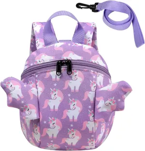 VASCHY Mini Toddler Backpack with Leash, Ultra Lightweight Tiny Little Daycare Backpack