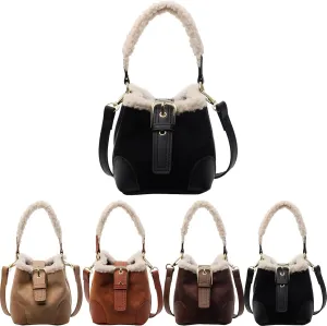 Vintage Fashion Bag With Adjustable Wider Shoulder Strap, Vintage Retro Small Water Bucket Bag, Crossbody Bags for Women