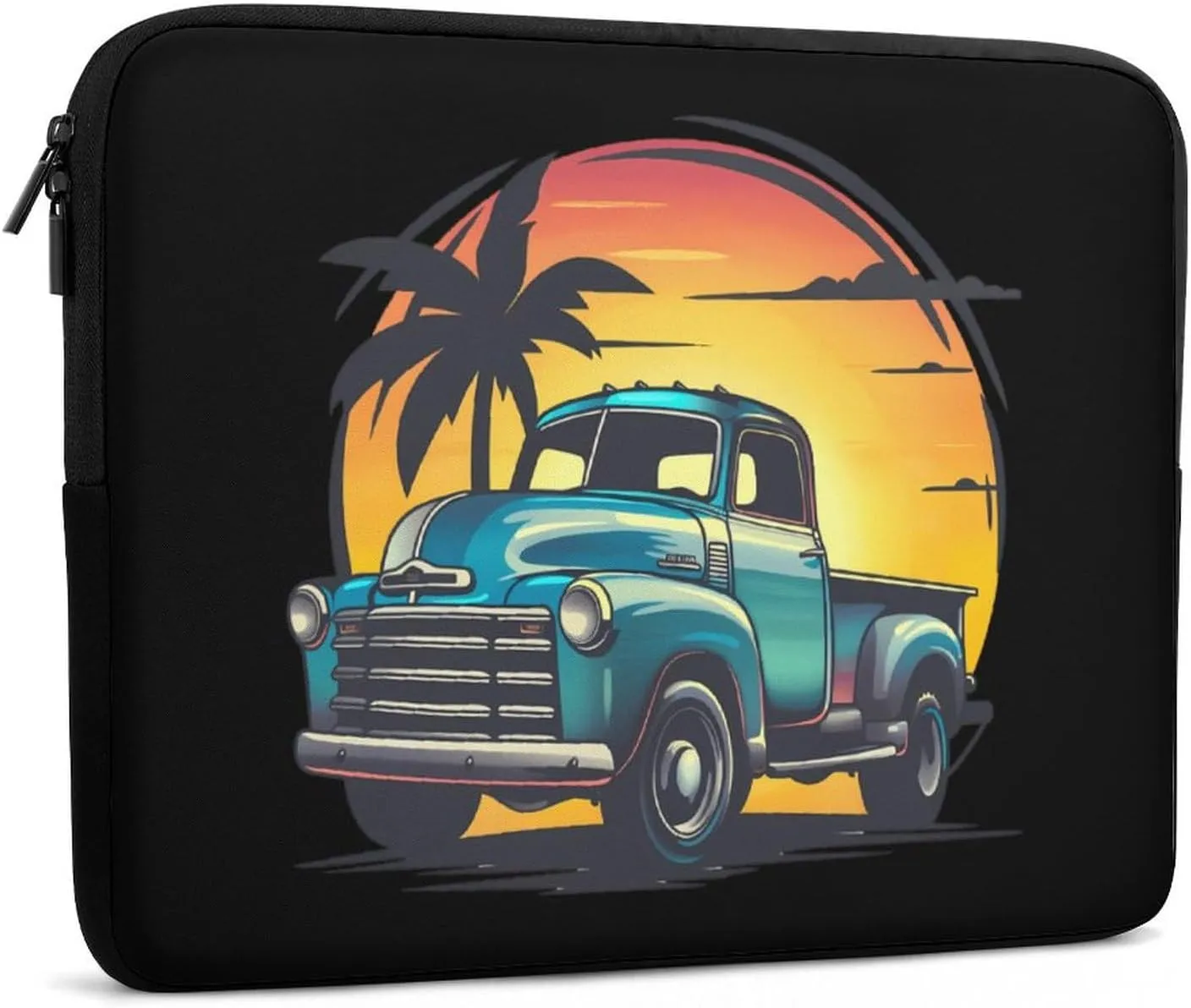 Vintage Truck Laptop Sleeve Case Protective Computer Bag Carrying Briefcase for Men Women 13inch