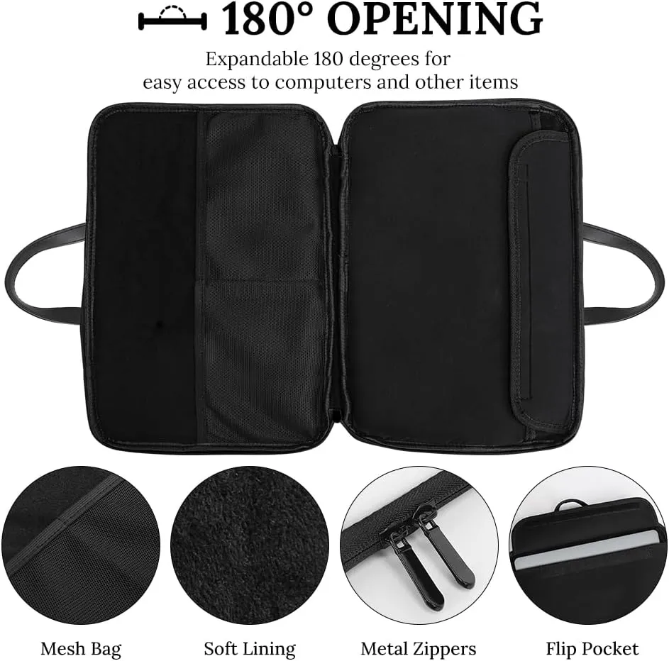 Water Droplets Cool Sport Car Laptop Tote Bag Waterproof Computer Carrying Case Business Office Briefcase