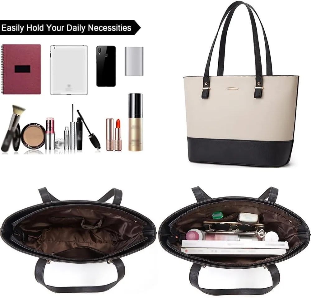 Women Handbags Set Textured Leather Purses Tote Shoulder Bags Dome Satchel Bag with Tassel Small Clutch Wallet 3-Pcs