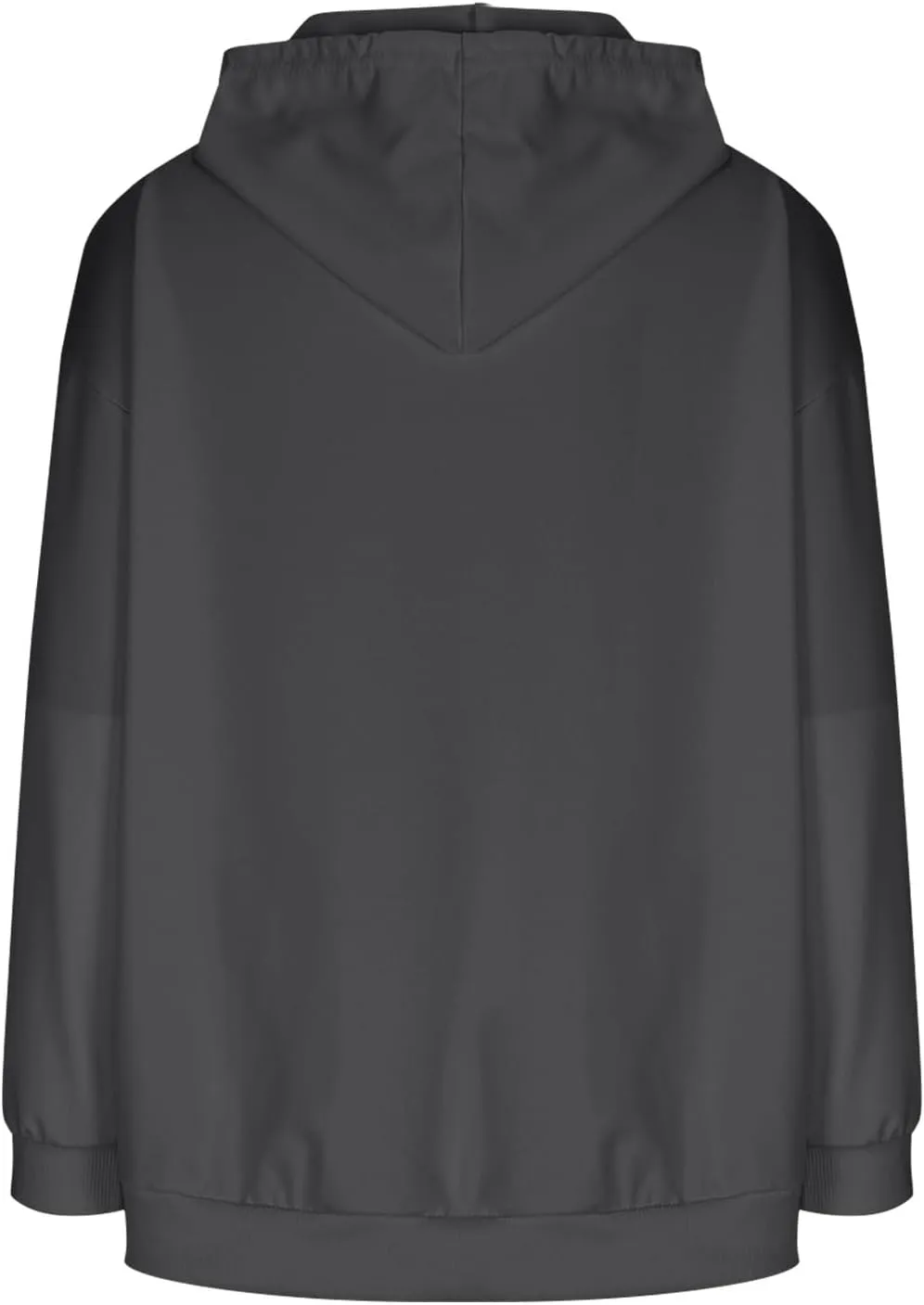Womens Zip Up Hoodies 2024 Fall Winter Fashion Long Sleeve Hooded Sweatshirt Oversized Fleece Jacket with Pockets